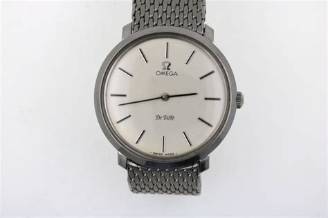 omega watch black de villa